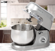 Clatronic KM 3709 Knetmaschine mit 5 Liter Edelstahlsch&uuml;ssel