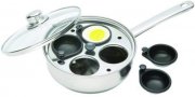 Clearview Edelstahl-Pochierpfanne f&uuml;r 4 Eier, 20,5 cm f&uuml;r 23,98&euro; statt 40,36&euro;