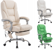 CLP Pacific Kunstleder Chefsessel mit Massagefunktion