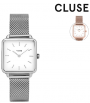 Cluse Damenuhr La T&eacute;tragone in Silber oder Rosegold