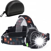 Cobiz Stirnlampe f&uuml;r 15 Euro, zommbare LED, 3 Modi (High, Low, Strobe)