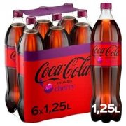 Coca-Cola Cherry Zero Zucker 6x1,25L f&uuml;r 5,94&euro; bei Amazon