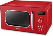 Comfee CMSRO 20 di rd Retro-Mikrowelle mit 8 Automatikmen&uuml;s