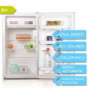 Comfee' KSE 8547 Tischk&uuml;hlschrank A+ 92 Liter