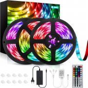 Comfook 12 Meter (3 x 4M) RGB LED Streifen mit Fernbedienung