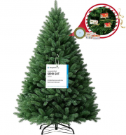 COMHOMA 195 cm k&uuml;nstlicher Weihnachtsbaum inkl. Metallst&auml;nder