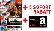 Computer BILD Spiele Jahresabo nur 77,80&euro; + 80&euro; Amazon Gutschein gratis