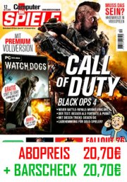 Computer Bild SPIELE nur 20,70&euro; + Geldpr&auml;mie 20,70&euro; gratis dazu!