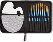 Conda 12 St&uuml;ck K&uuml;nstler Pinsel-Set mit Palette