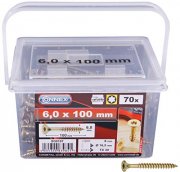 Connex Universalschrauben 6x100mm (85 Stk.) f&uuml;r nur 6,19&euro; bei Amazon