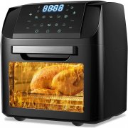 COOCHEER 12L Hei&szlig;luft-Backofen 1500W mit 10 Programme