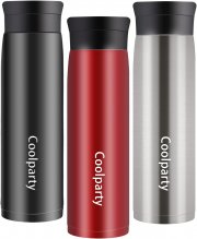 Coolparty 550ml Kaffee to go Edelstahl Thermobecher