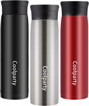Coolparty 550ml Kaffee to go Edelstahl Thermobecher