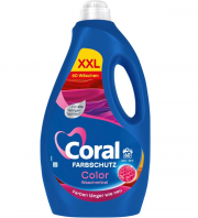 Coral Farbschutz Color Fl&uuml;ssigwaschmittel 3 Liter f&uuml;r bis zu 60 Waschladungen