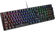 COVVY Mechanical Gaming Tastatur mit 10-Modus-RGB-Hintergrundbeleuchtung
