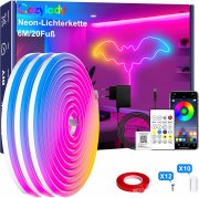 Cozylady 6 Meter RGB Neon LED Streifen mit App und Fernbedienung