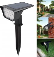 CPROSP LED Solar Au&szlig;enstrahler Warmweiss
