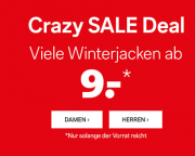 Crazy Sale Deal mit Jacken und M&auml;ntel ab 9 Euro im C&A Shop
