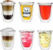 Creano 6er Set doppelwandige Gl&auml;ser 250ml