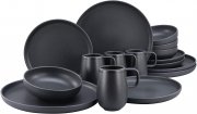 Creatable 22978 Serie uno BLACK 16 teiliges Steinzeug Kombiservice