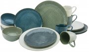 CreaTable Canvas 16-teiliges Steinzeug Kombiservice