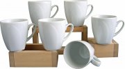 CreaTable Celebration 6-teiliges Porzellan Kaffeebecher Set