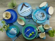 Creatable Geschirrset Tafelservice Bella Casa AQUA Kombiservice 20-teilig f&uuml;r 4 Personen