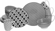 CreaTable New Style 16-teiliges Steingut Kombiservice