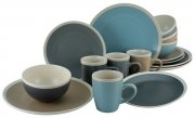 CreaTable Nordic Living Cool 16 teiliges Kombiservice f&uuml;r 4 Personen aus Steinzeug