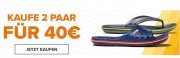 Crocs: zwei Paar kaufen und nur 40&euro; zahlen + kostenlose Lieferung