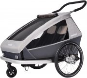CROOZER Kinderfahrradanh&auml;nger Kid Keeke 2 Stone grey