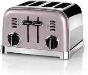 Cuisinart 4-Scheiben-Toaster mit 6 Br&auml;unungsstufen Pink/Silber