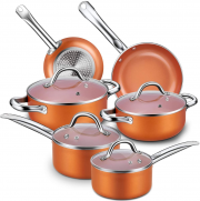 CUSIBOX Topfset Pfannenset Aluminium 10-Teilig 