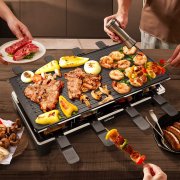 Cusimax Raclette Grill f&uuml;r 8 Personen mit Reversible Grillpfanne
