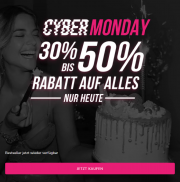 Cyber Monday mit 30% bis 50% Rabatt auf ALLES im Hunkem&ouml;ller Shop