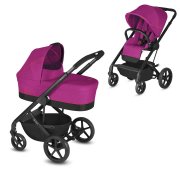 Cybex GOLD Kinderwagen Balios S und Kinderwagenaufsatz Cot S Passion Pink inklusive Adapter