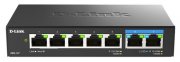 D-Link DMS-107 7-Port Multi-Gigabit Unmanaged Switch (2x 2,5G und 5x 1G Ports, QoS, Plug and Play)