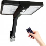 &lrm;Daixilan &lrm;HTXY001 superhelle 128 LEDs Solarflutlicht mit Bewegungssensor und Fernbedienung