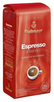 Dallmayr Kaffee Espresso Intenso Kaffeebohnen, 1er Pack (1 x 1 kg)