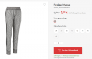  damen Freizeithose meliert, Kontraststreifen bei KIK super g&uuml;nstig! 