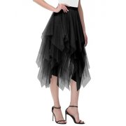 Damen T&uuml;llrock asymmetrisch f&uuml;r 10,28&euro;