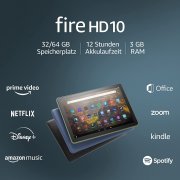 Das neue Fire HD 10-Tablet 25,6 cm (10,1 Zoll) gro&szlig;es Full-HD-Display, 32 GB 11. Generation