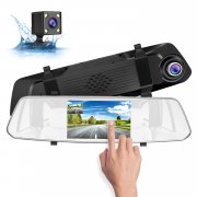 Dashcam R&uuml;ckspiegel Monitor Autokamera 5.0 Zoll IPS Touchsreen Spiegel 