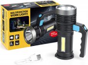 Dataty wiederaufladbare 3000 Lumen COB LED Hand-Taschenlampe
