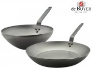 De Buyer Bratpfanne (32 cm) und Wok (28 cm)