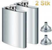 DealKits 2X Edelstahl Flachmann und Trichter f&uuml;r 14,88&euro; statt 18,10&euro;