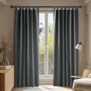 Deconovo Verdunkelungsvorhang (Dunkelgrau) f&uuml;r nur 11,47&euro;