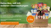 Degustabox: 7&euro; Rabatt auf die 1. Box + Gratis-Artikel + kostenloser Versand