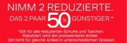Deichmann - nimm 2 reduzierte und spare 50%