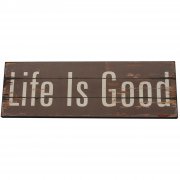 Dekoschild Wandschild Retro Vintage Landhaus Shabby Life is Good
